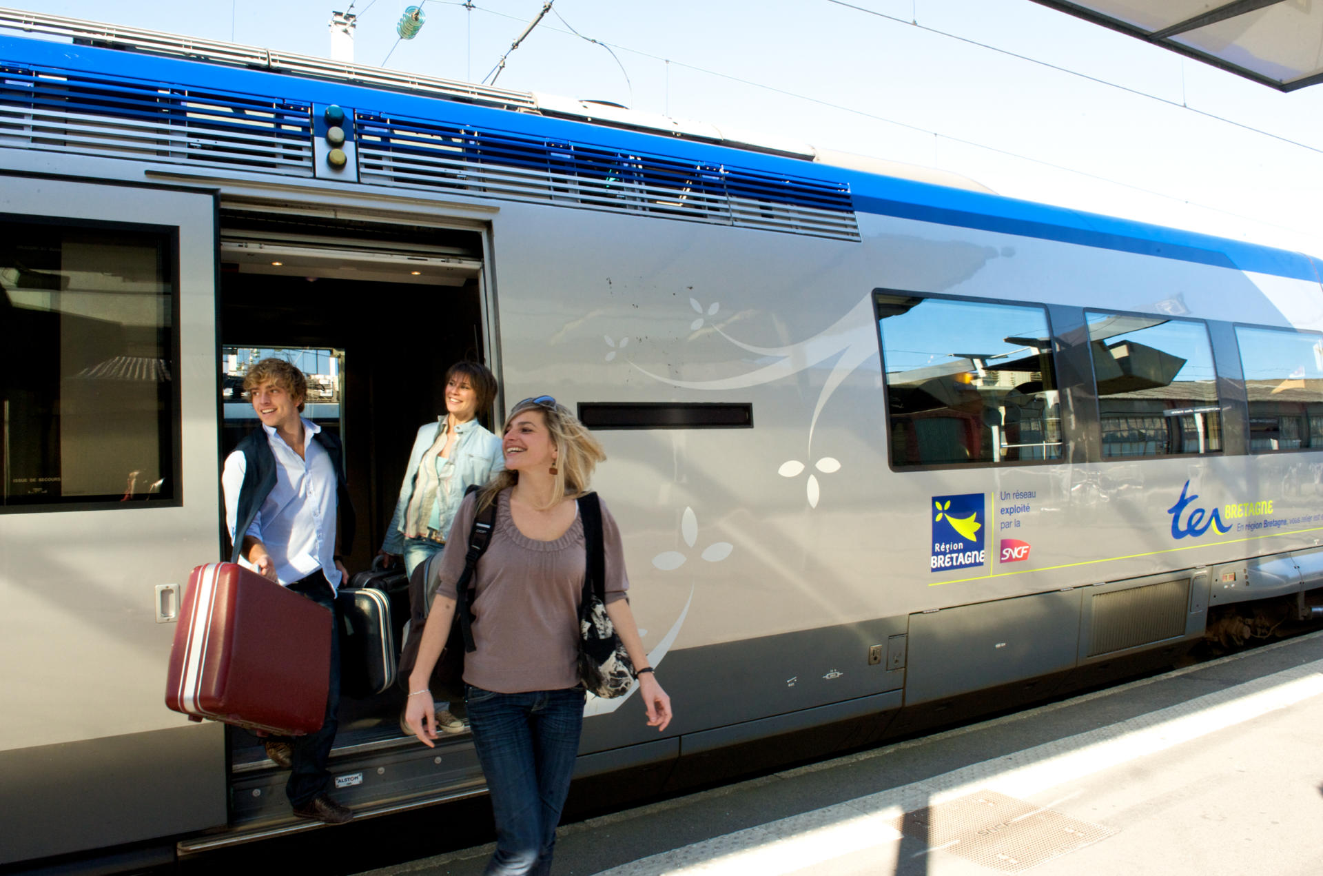 En train Tourisme Bretagne